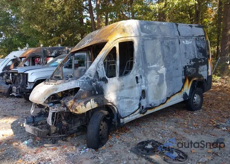 2023 Ram Promaster 2500 High Roof 136 Wb z USA, uszkodzony, nr VIN 3C6LRVCG3PE537446